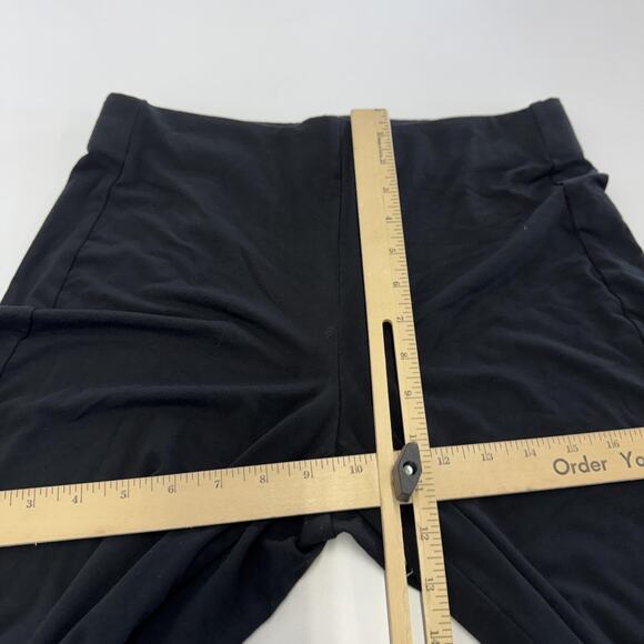 J.Jill Wearever Pants Womens Petite Medium Black Forward-Seam Ankle Stretch Knit - Picture 7 of 8